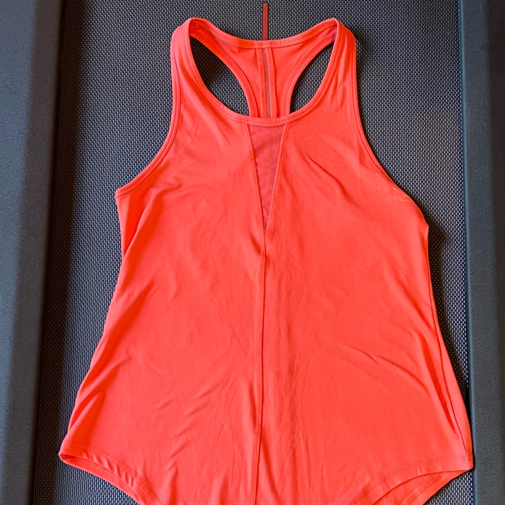 Coral racer back ZiYa tank top.  Size medium.
